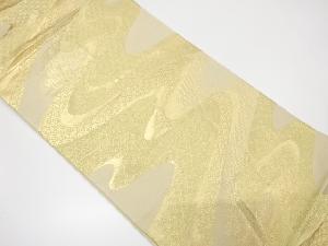 流水に古典柄織り出し袋帯